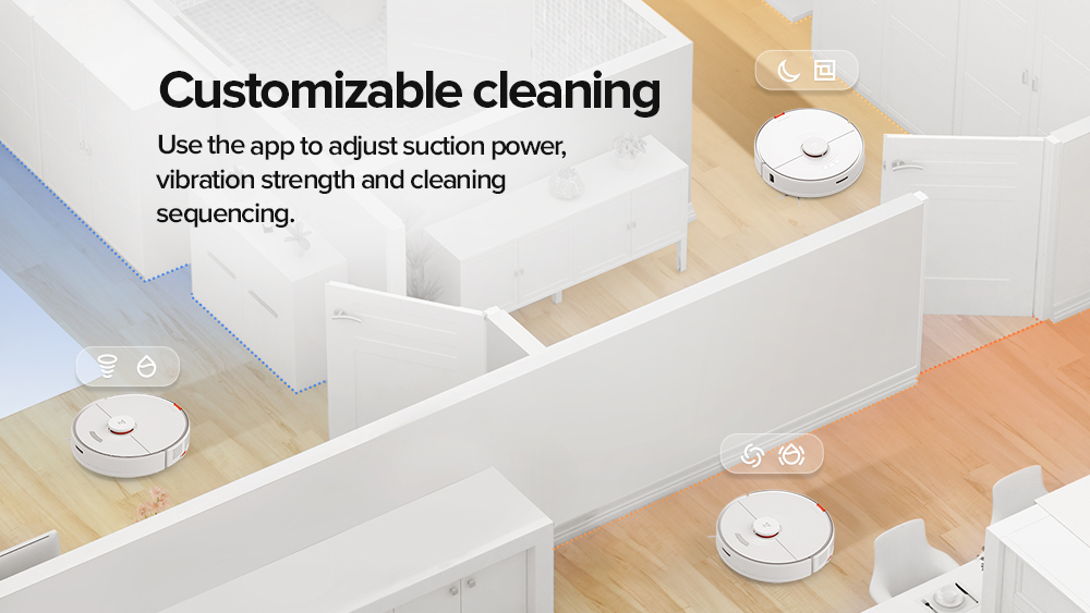 2021 Newest Roborock S7 Robot Vacuum Cleaner for Home Sonic Mopping