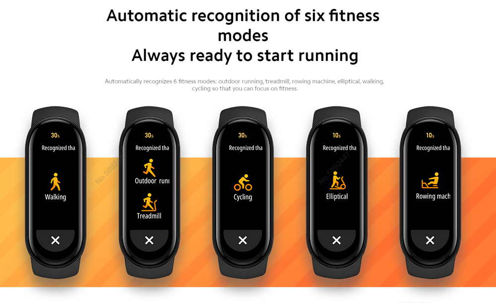  Xiaomi  Band 6 Global Version Smart Heart Rate Fitness Waterproof