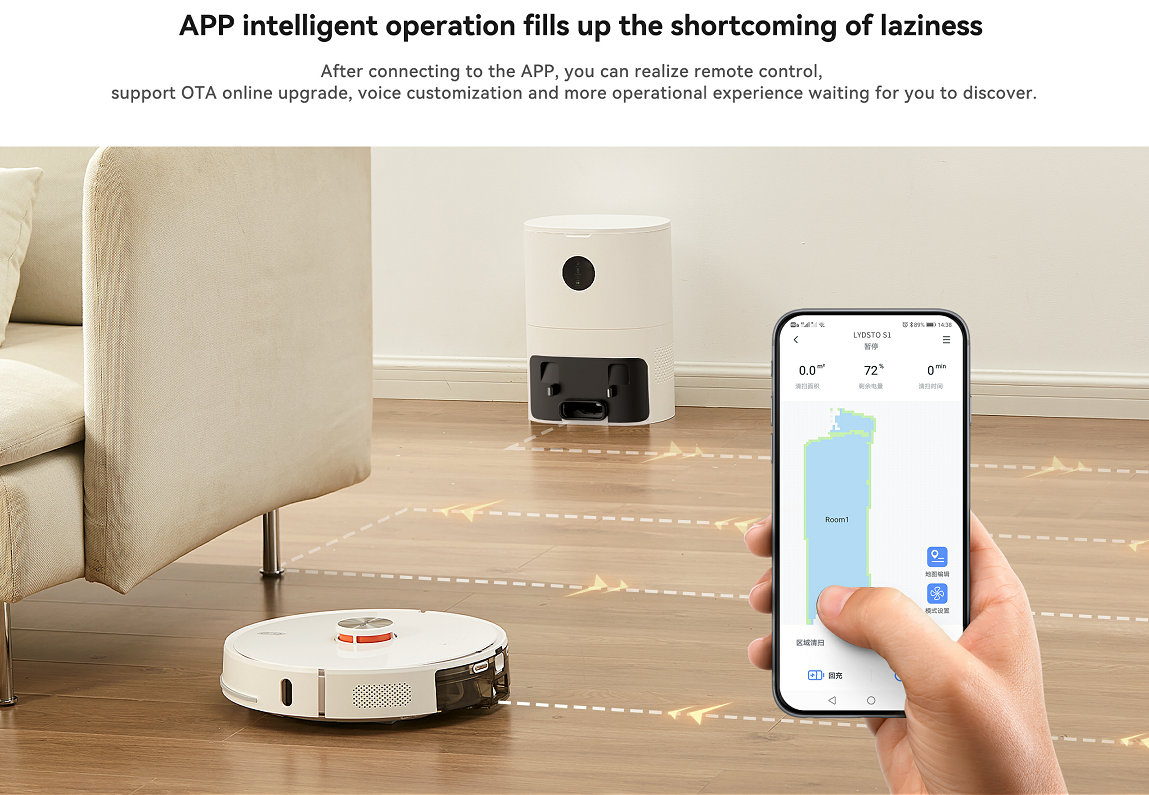 Lydsto S1  Robot Vacuum-Mop