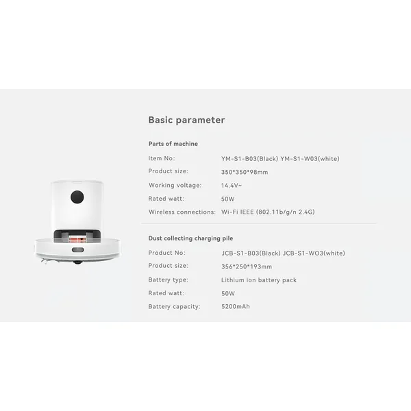 Lydsto S1  Robot Vacuum-Mop