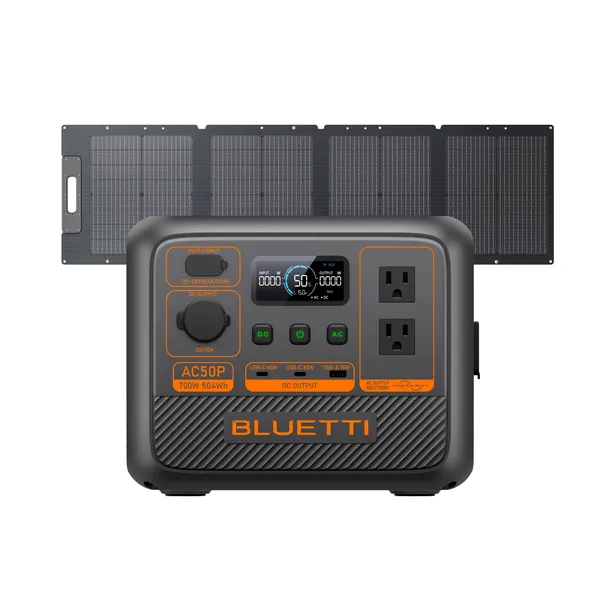 BLUETTI AC50P Portable Power Station | 700W 504Wh