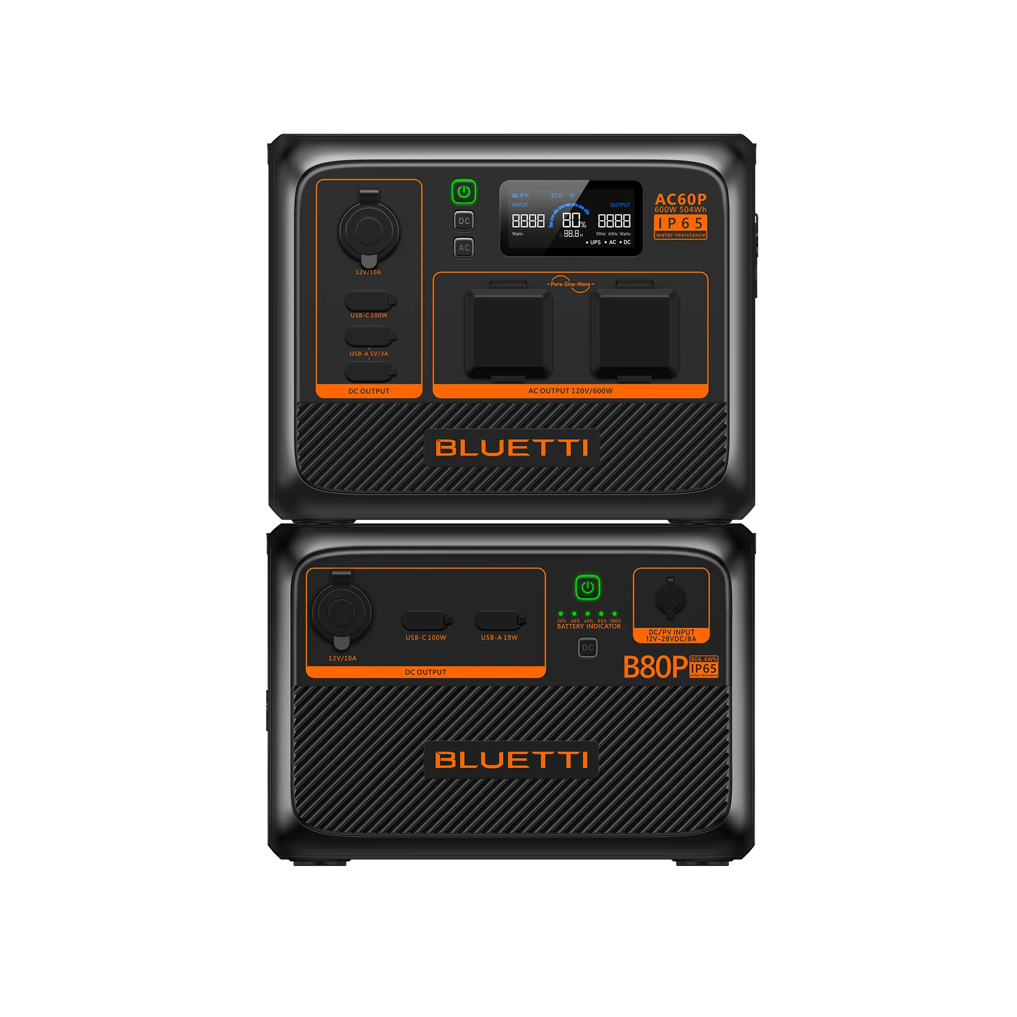 BLUETTI AC60P Portable Power Station | 600W 504Wh