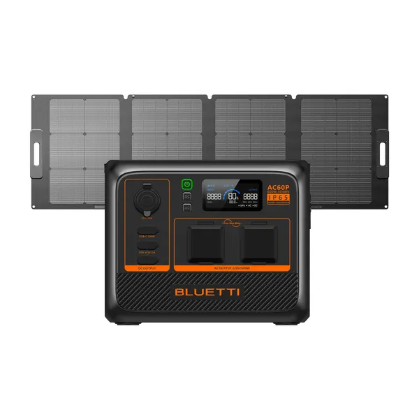 BLUETTI AC60P Portable Power Station | 600W 504Wh