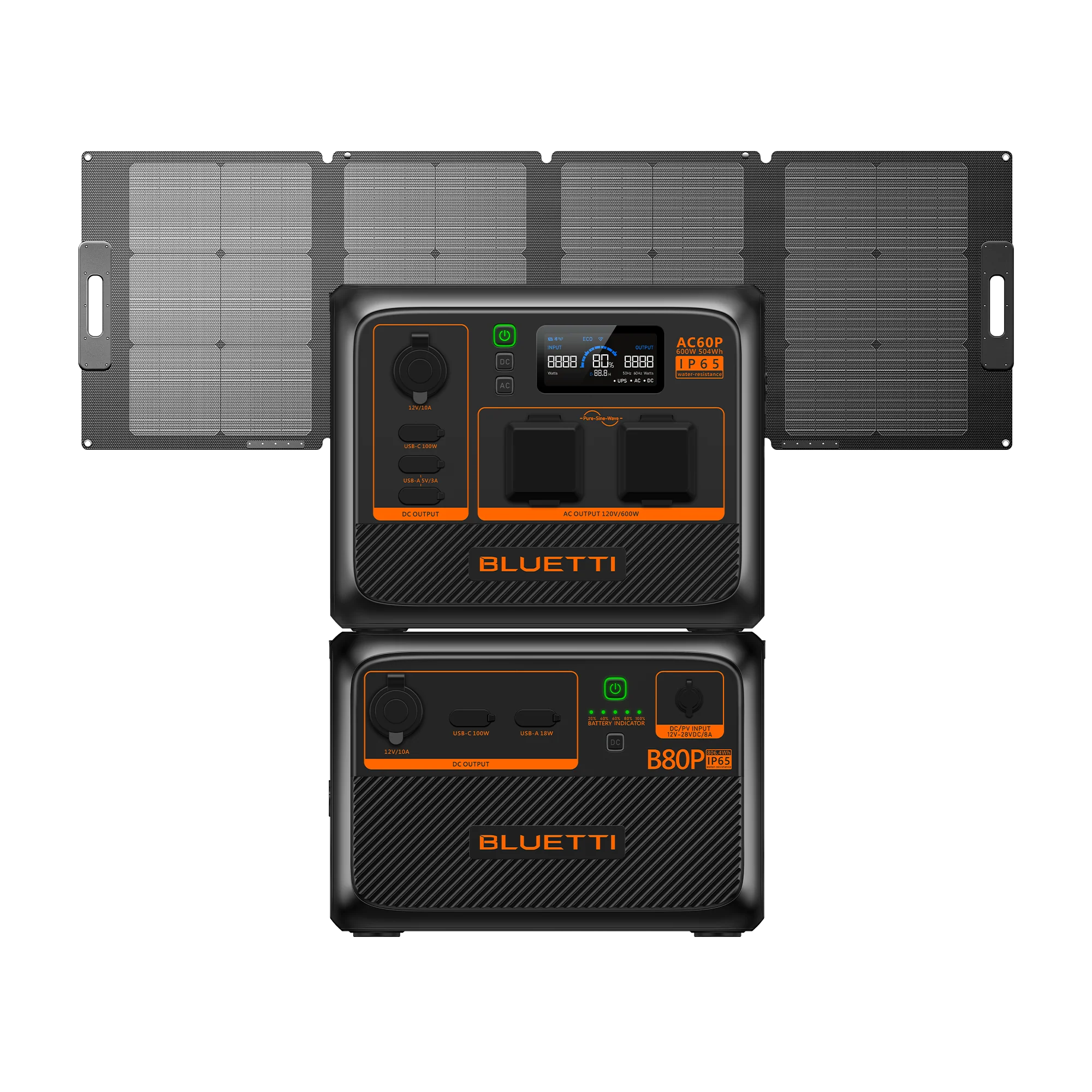 BLUETTI AC60P Portable Power Station | 600W 504Wh