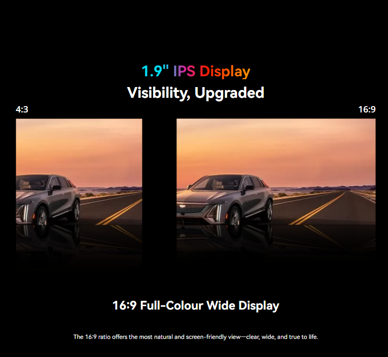DDPAI N2 Dual: 2K Front & Rear Dash Cam with Night Vision, Wireless Connectivity & Parking Surveillance