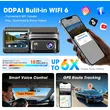 DDPAI Z60 Pro Three Channel Dash Cam | 4K Front + 1080P Interior & Rear, GPS Tracking, Super Night Vision for Total Car Security