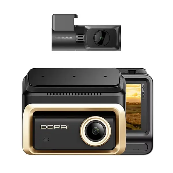 DDPAI Z90 Series Dash Cam | Triple Channel 4K Recording with AI Night Vision, GPS Tracking & Dual Storage for Total Car Security