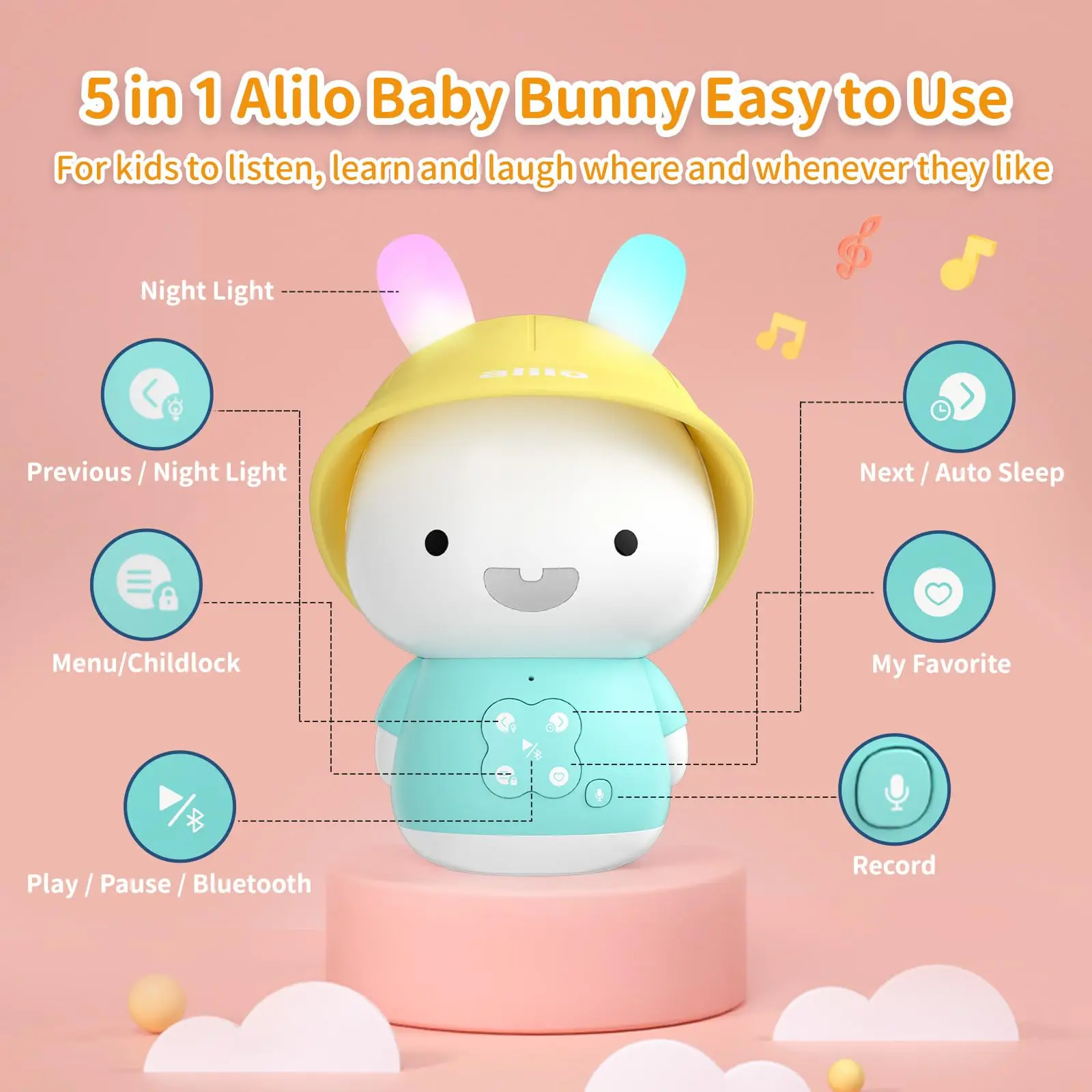 ALILO G9S+ - AI-Driven Early Learning Companion | Smart Story Machine with Multilingual Support & Parental Voice Customization