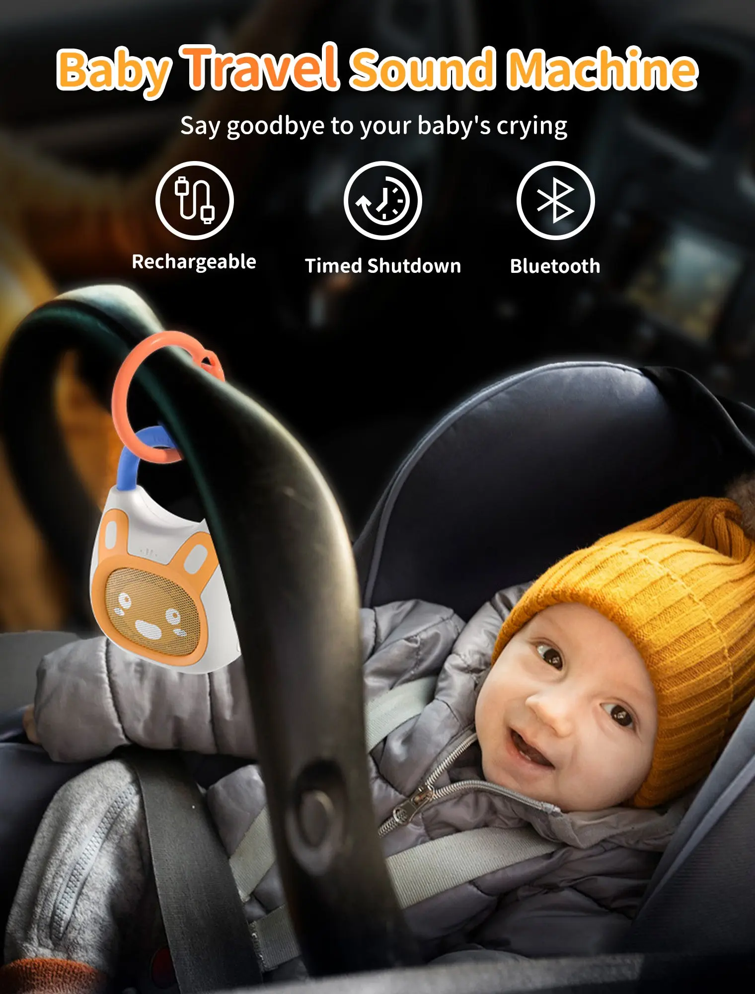 ALILO K1 - Portable Newborn Story Machine | Adjustable Strap Design for On-the-Go Early Learning (0 Year+)
