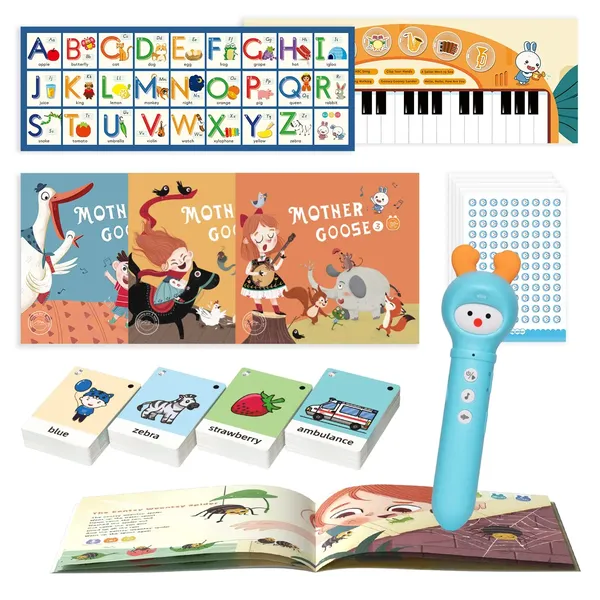 ALILO D3C - Portable Interactive Learning Pen | Multisensory Early Education Toy for Kids (0-6 Years) with 100+ Activities & Audio Enrichment