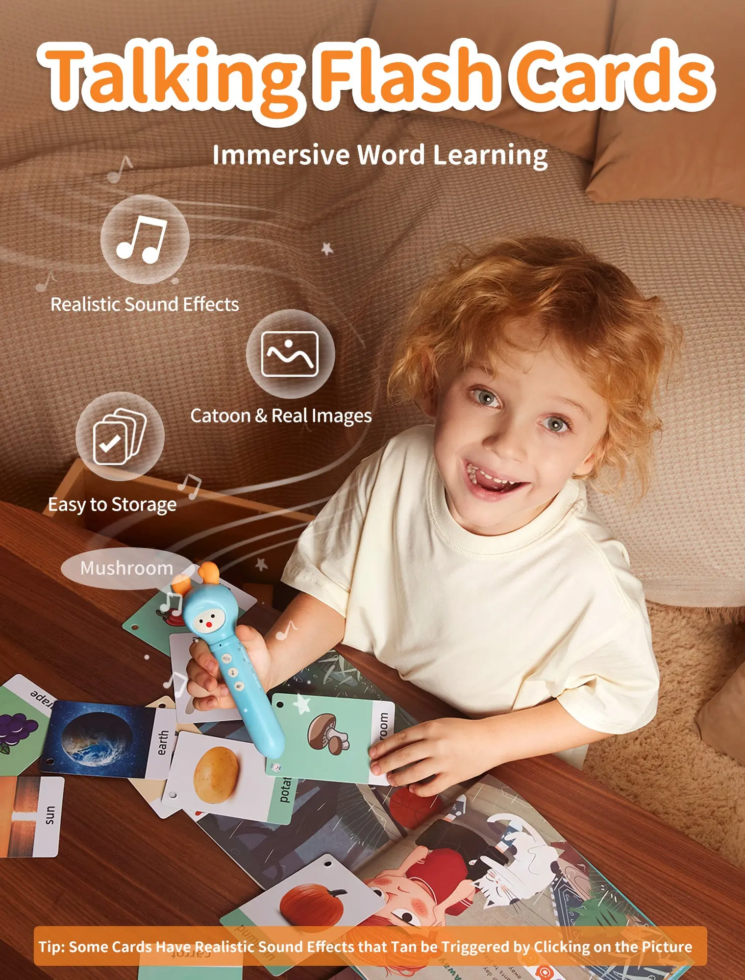 ALILO D3C - Portable Interactive Learning Pen | Multisensory Early Education Toy for Kids (0-6 Years) with 100+ Activities & Audio Enrichment