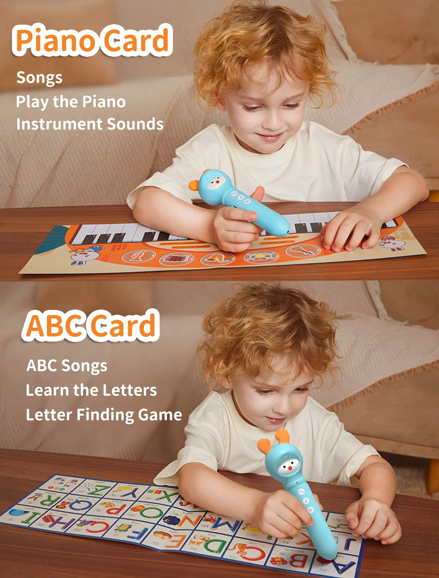ALILO D3C - Portable Interactive Learning Pen | Multisensory Early Education Toy for Kids (0-6 Years) with 100+ Activities & Audio Enrichment