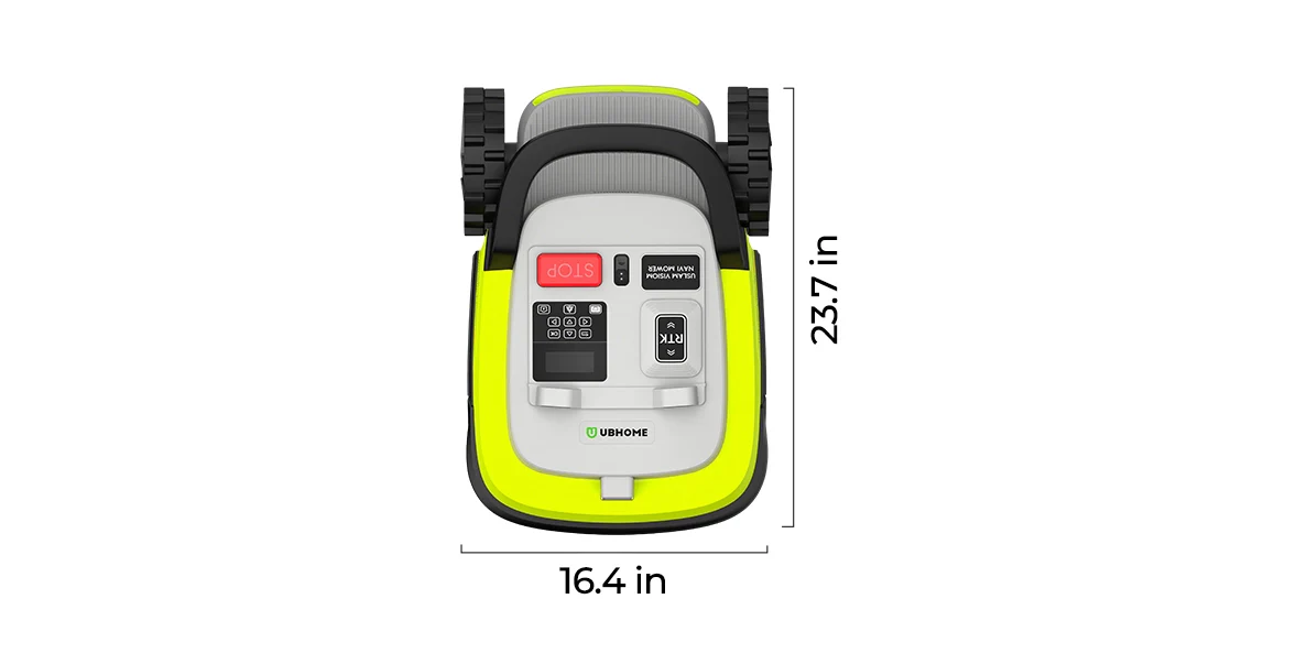 UBHOME M10 Smart Lawn Mower | AI-Powered Robotic Gardening with Wireless Control & No Boundary Wires