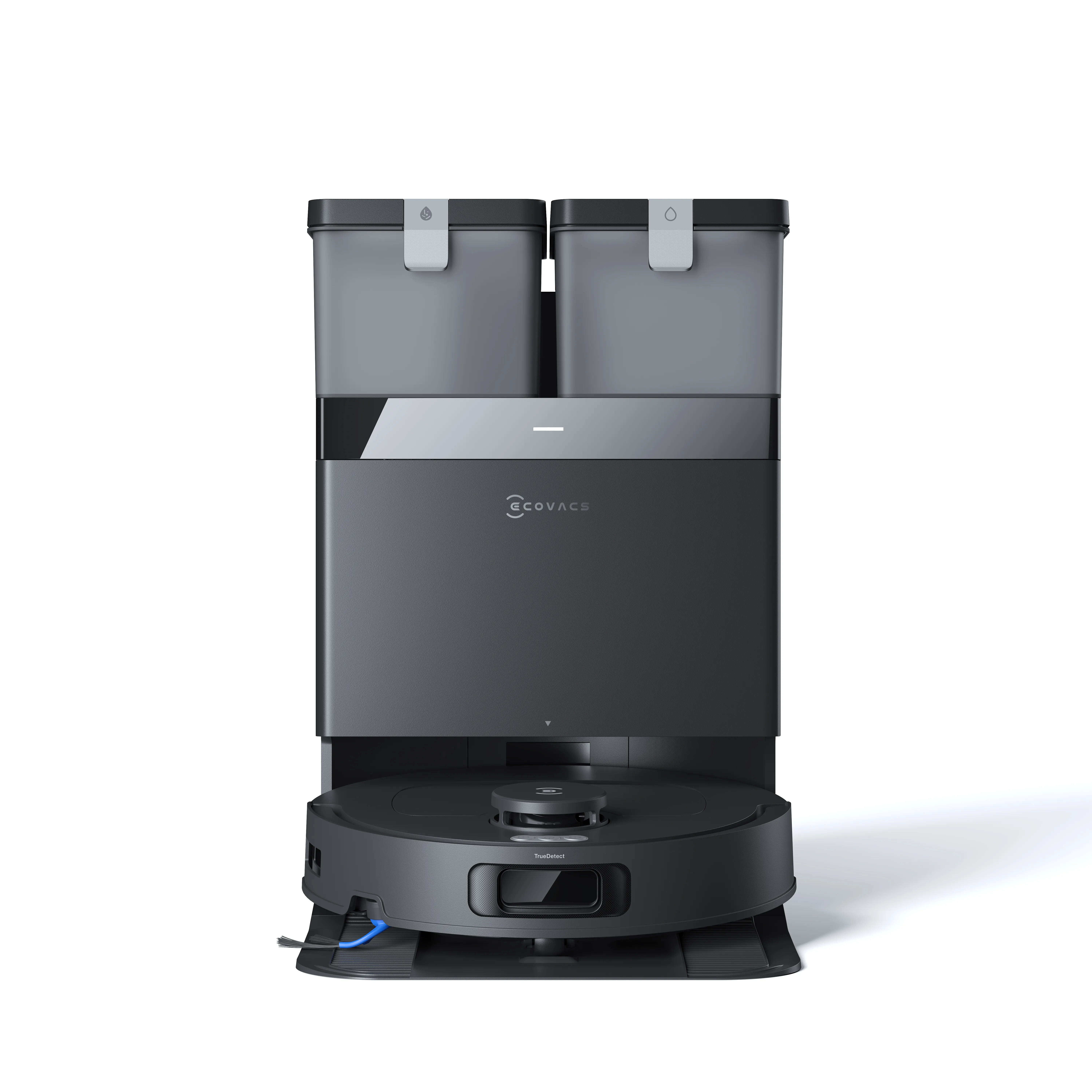 DEEBOT T30C BLACK: AI Laser Navigation Robotic Vacuum with 11000Pa Suction & All-in-One Station