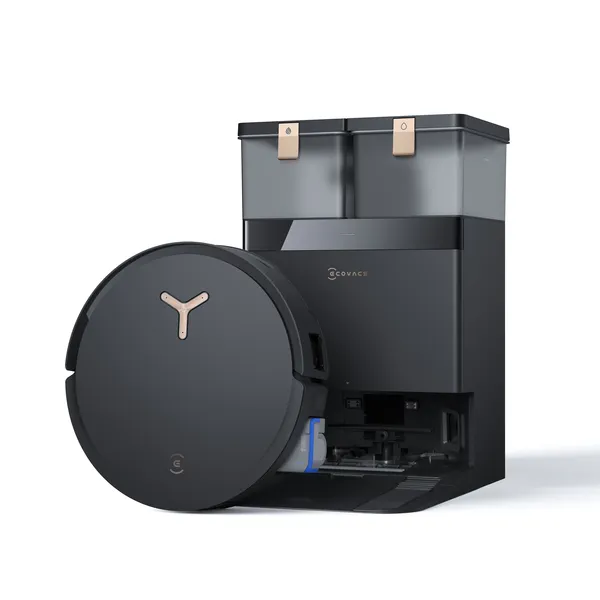 DEEBOT X8 PRO OMNI BLACK: AI Robotic Vacuum with Self-Cleaning Mop & 18000Pa Suction