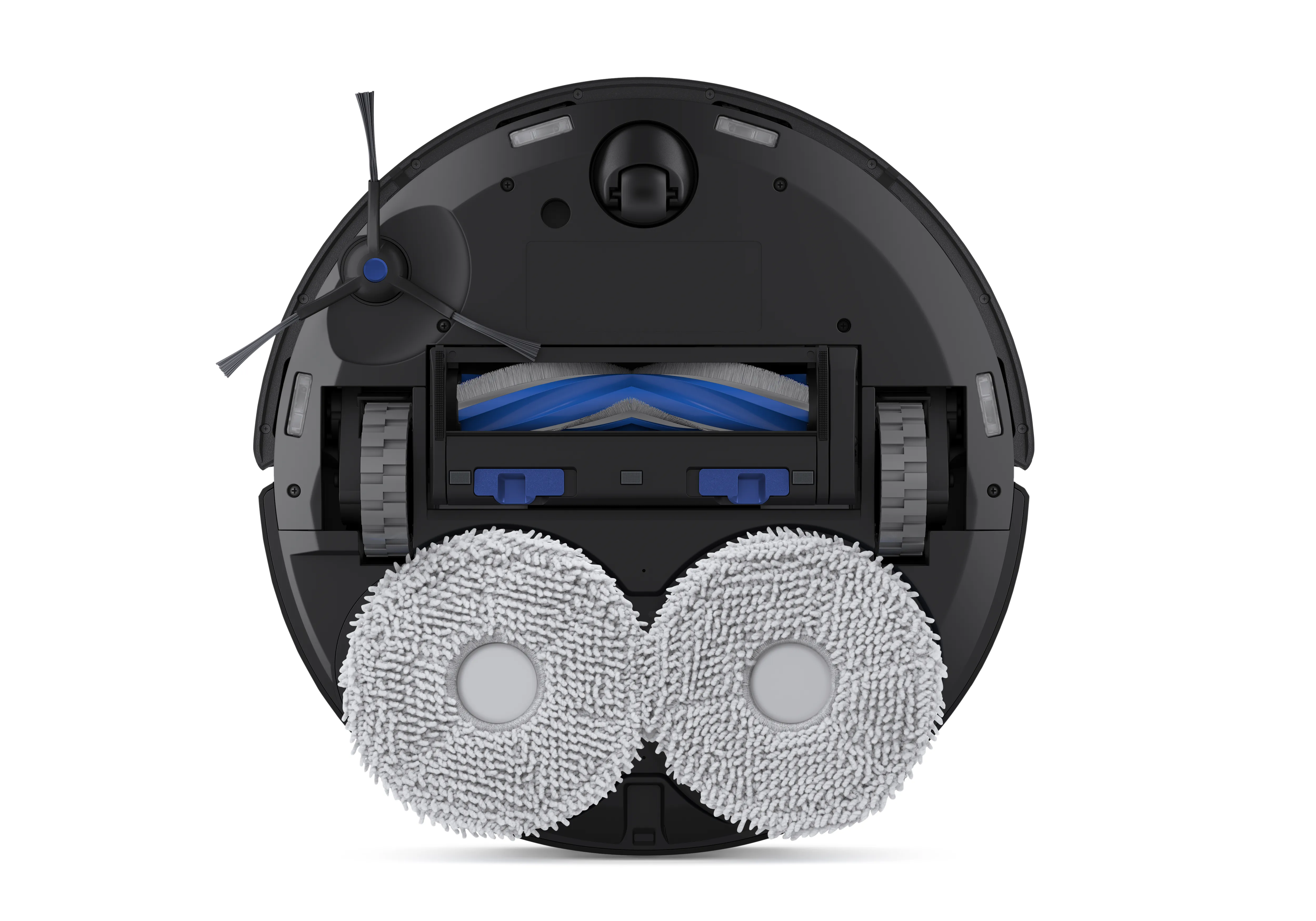 DEEBOT T30 OMNI BLACK: AI Laser Navigation Robotic Vacuum with 11000Pa Suction & All-in-One Station