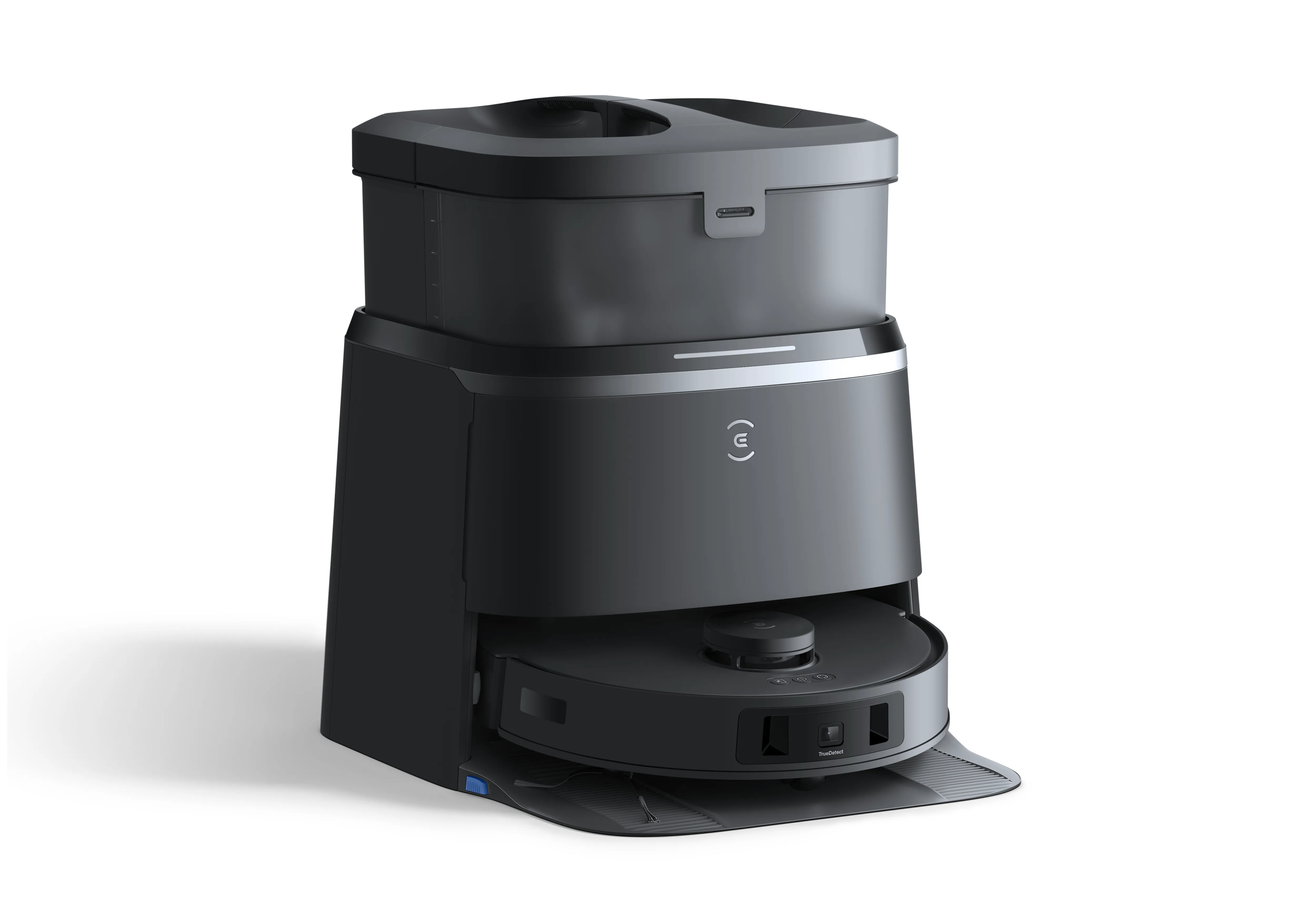 DEEBOT T30 OMNI BLACK: AI Laser Navigation Robotic Vacuum with 11000Pa Suction & All-in-One Station