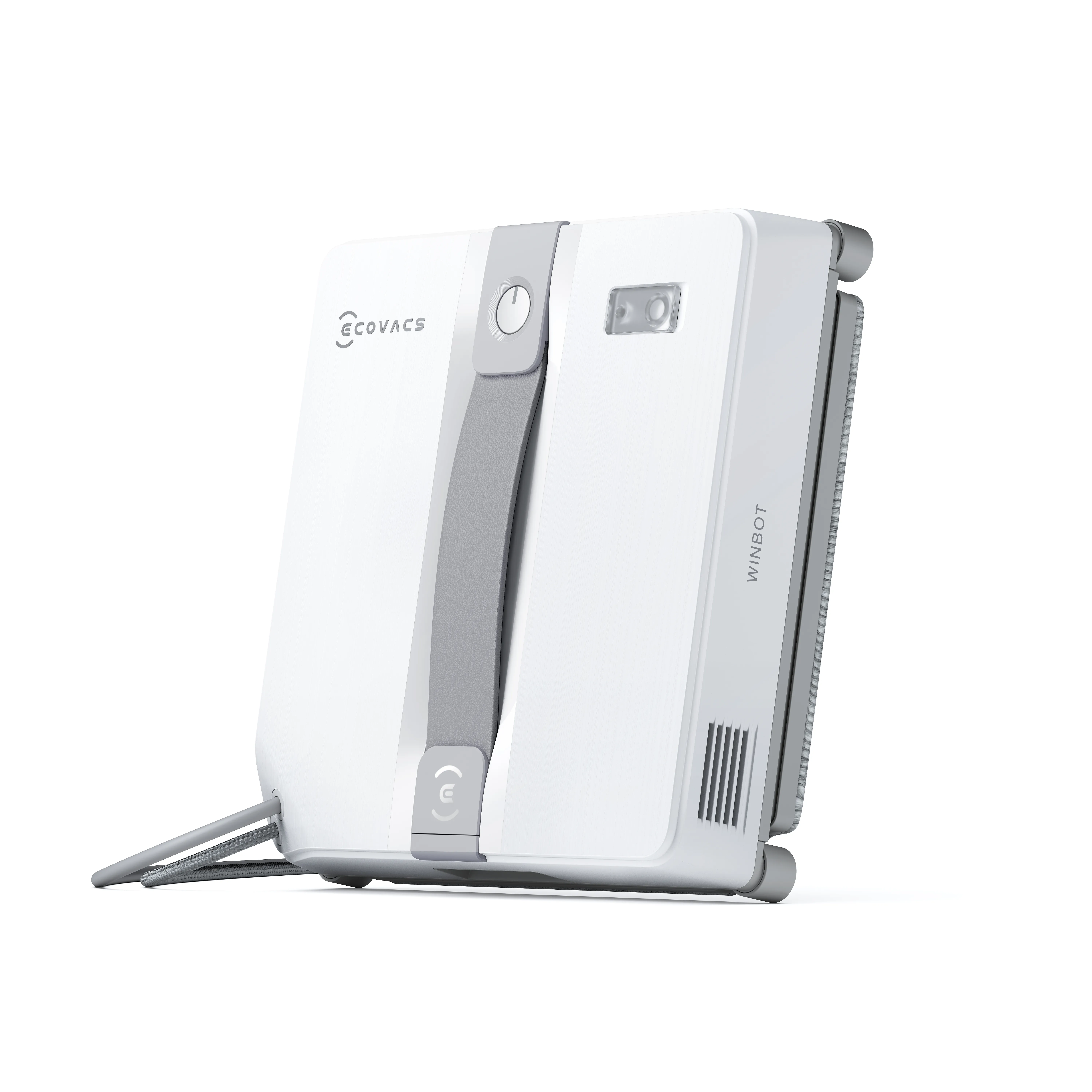 WINBOT MINI Grey: Compact Robotic Window Cleaner with Smart Spray & Edge Detection