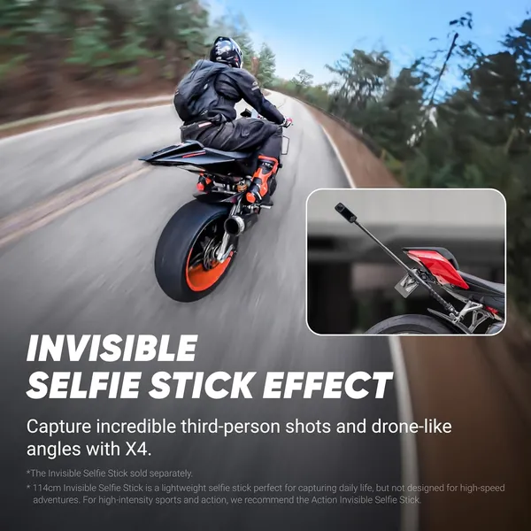 Insta360 X4: The Ultimate 8K 360° Action Camera for Creators | AI-Powered, Waterproof, and Ultra Stable