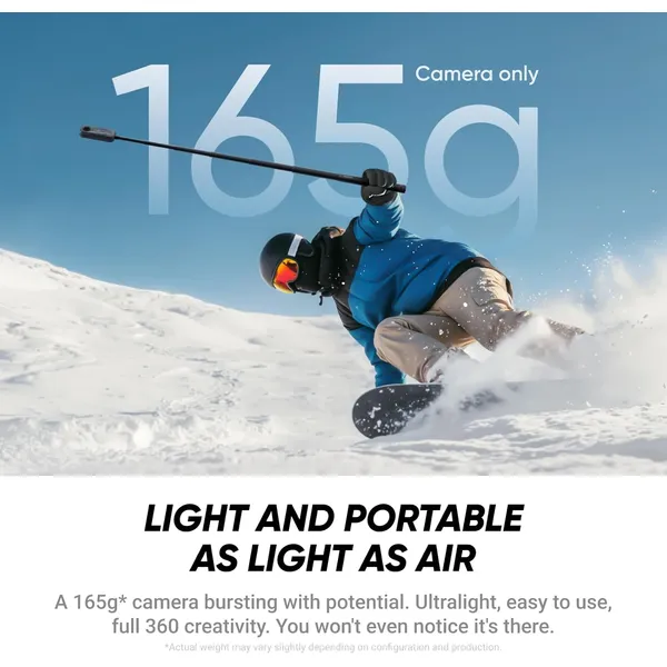 Insta360 X4 Air: World’s Lightest 8K 360 Camera with AI-Powered Simplicity & 165g Portability