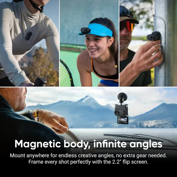Insta360 GO 3S: Tiny 4K First-Person Camera with AI Editing, 10m Waterproof & Magnetic Mount | Wearable Vlogging Redefined