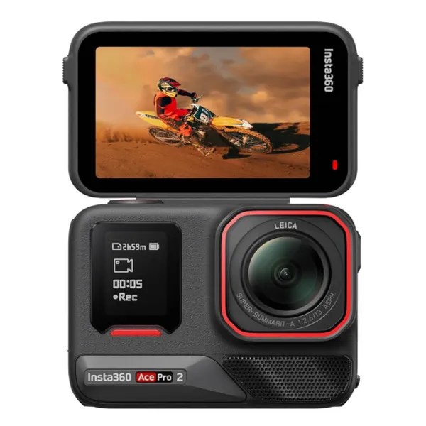 Insta360 Ace Pro 2: 8K Action Camera with AI Dual Chip & Leica Lens - Waterproof 4K60fps HDR Video, FlowState Stability