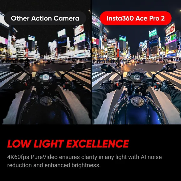 Insta360 Ace Pro 2: 8K Action Camera with AI Dual Chip & Leica Lens - Waterproof 4K60fps HDR Video, FlowState Stability