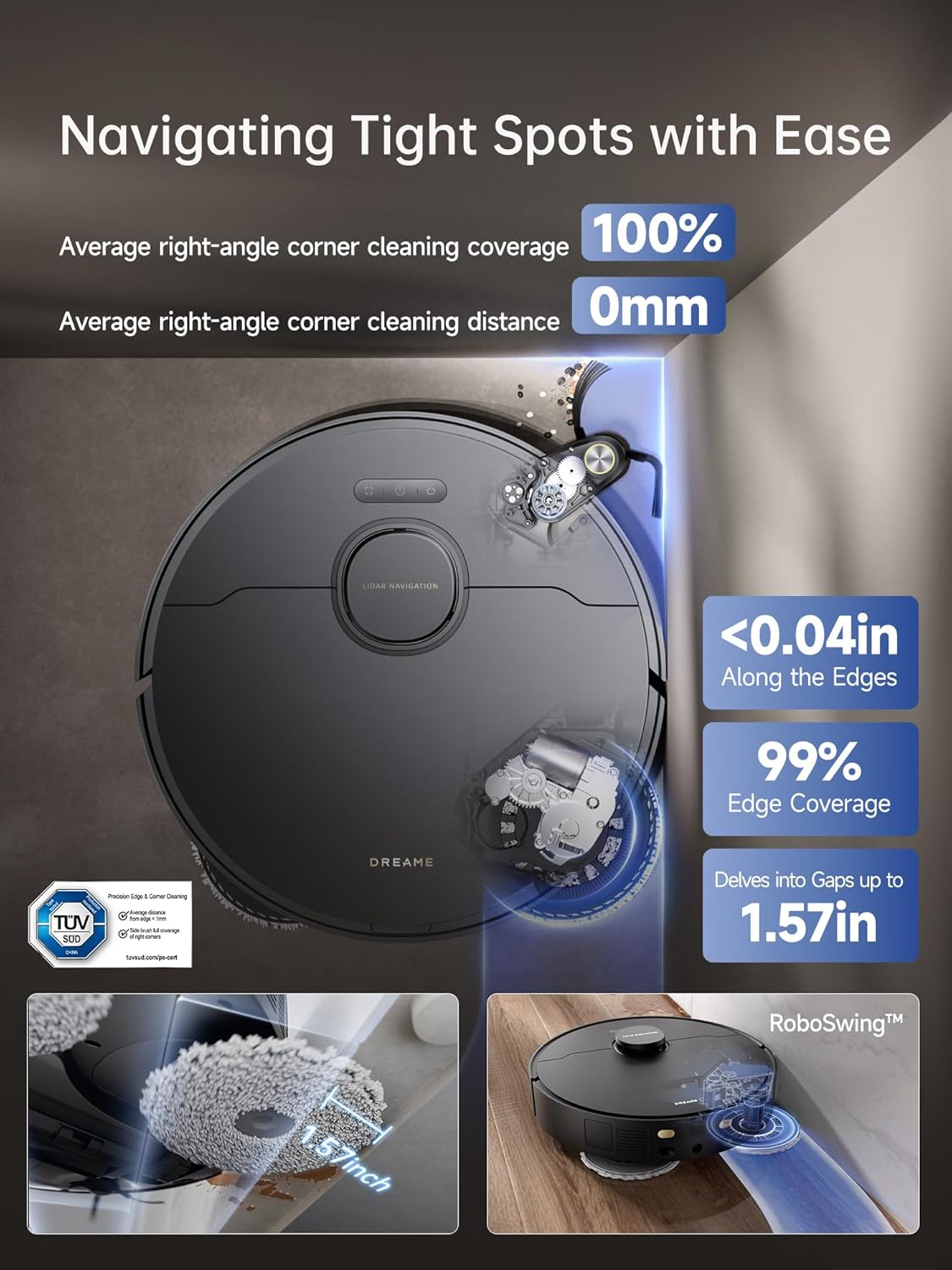 Dreame X40 Ultra: Self-Lowering Lidar & Bionic Dual Arms for Zero Dead Corners