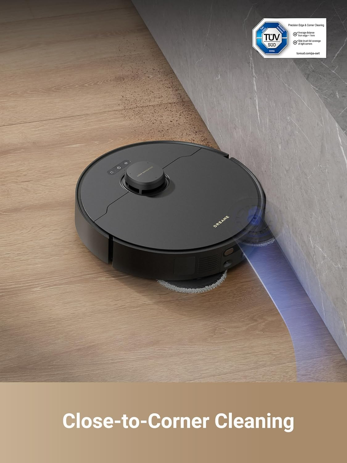 Dreame X40 Master: Dual Mop System & AI Obstacle Avoidance for All Floor Types