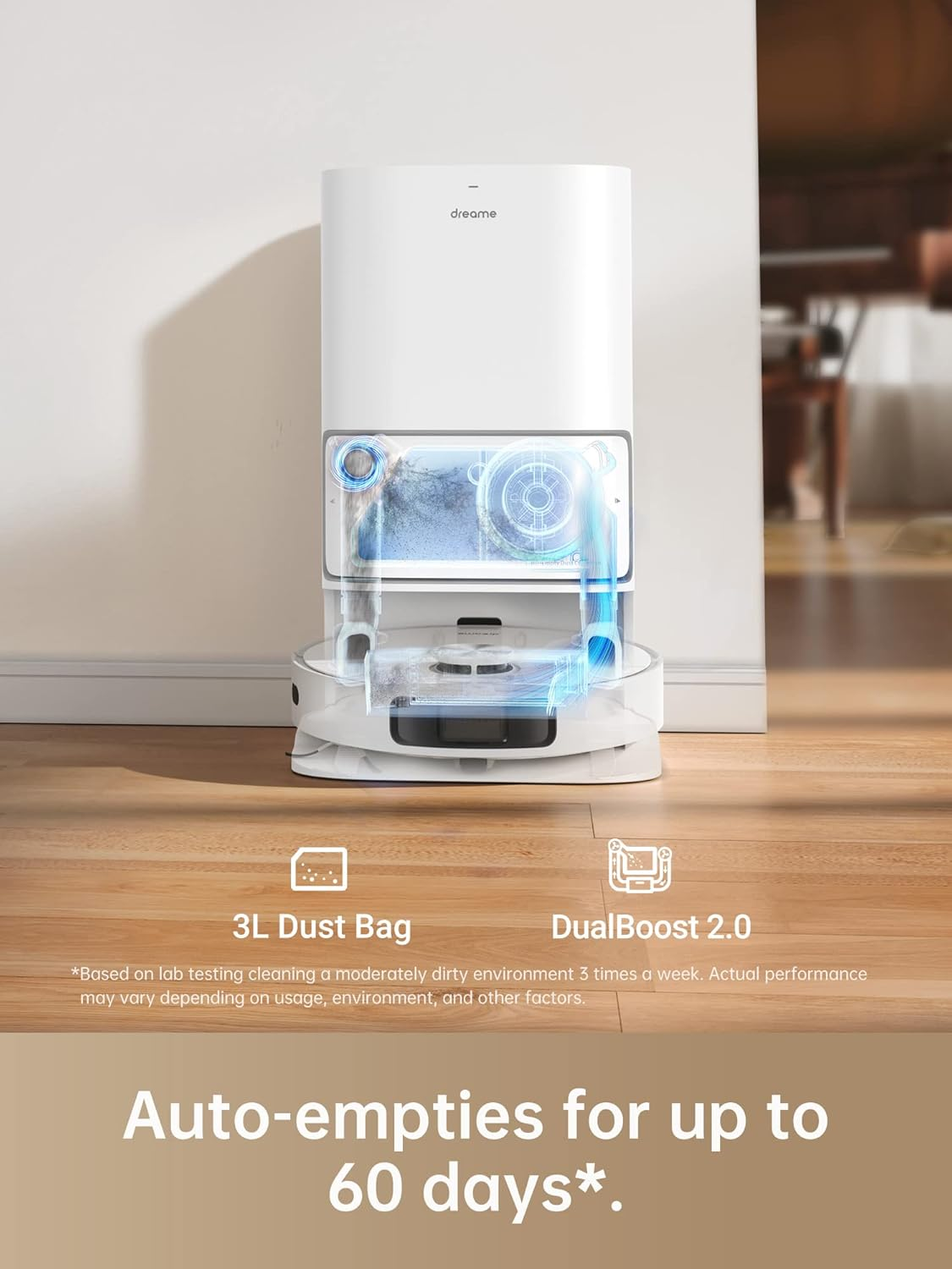 Dreametech L10 Ultra: AI Robot Vacuum & Mop with Self-Emptying Station, Smart Navigation, and Deep Cleaning for Home