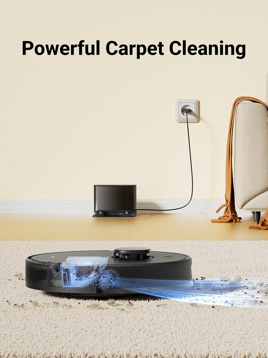 Dreame D9 Max Gen 2: 6000Pa Suction AI Laser Robot Vacuum with Self-Emptying Station & Smart Navigation for Whole Home Cleaning