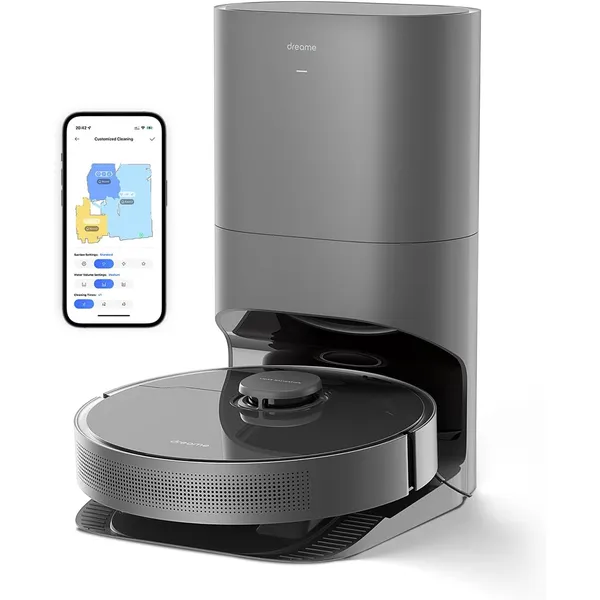 Dreametech D10s Plus: AI-Powered Robot Vacuum with Self-Emptying Station, Mop & Smart Navigation for Whole Home Cleaning