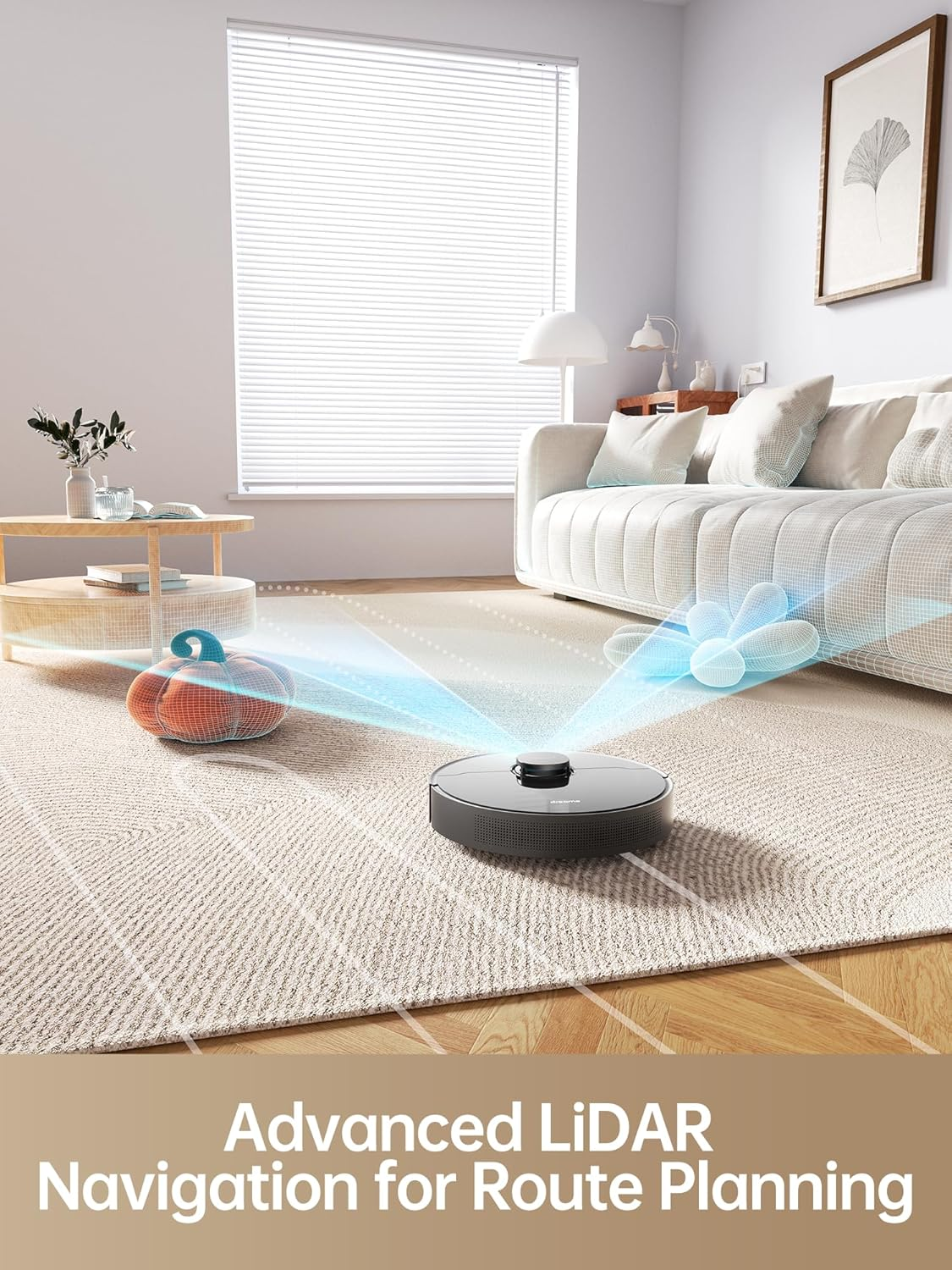 Dreametech D10s Plus: AI-Powered Robot Vacuum with Self-Emptying Station, Mop & Smart Navigation for Whole Home Cleaning