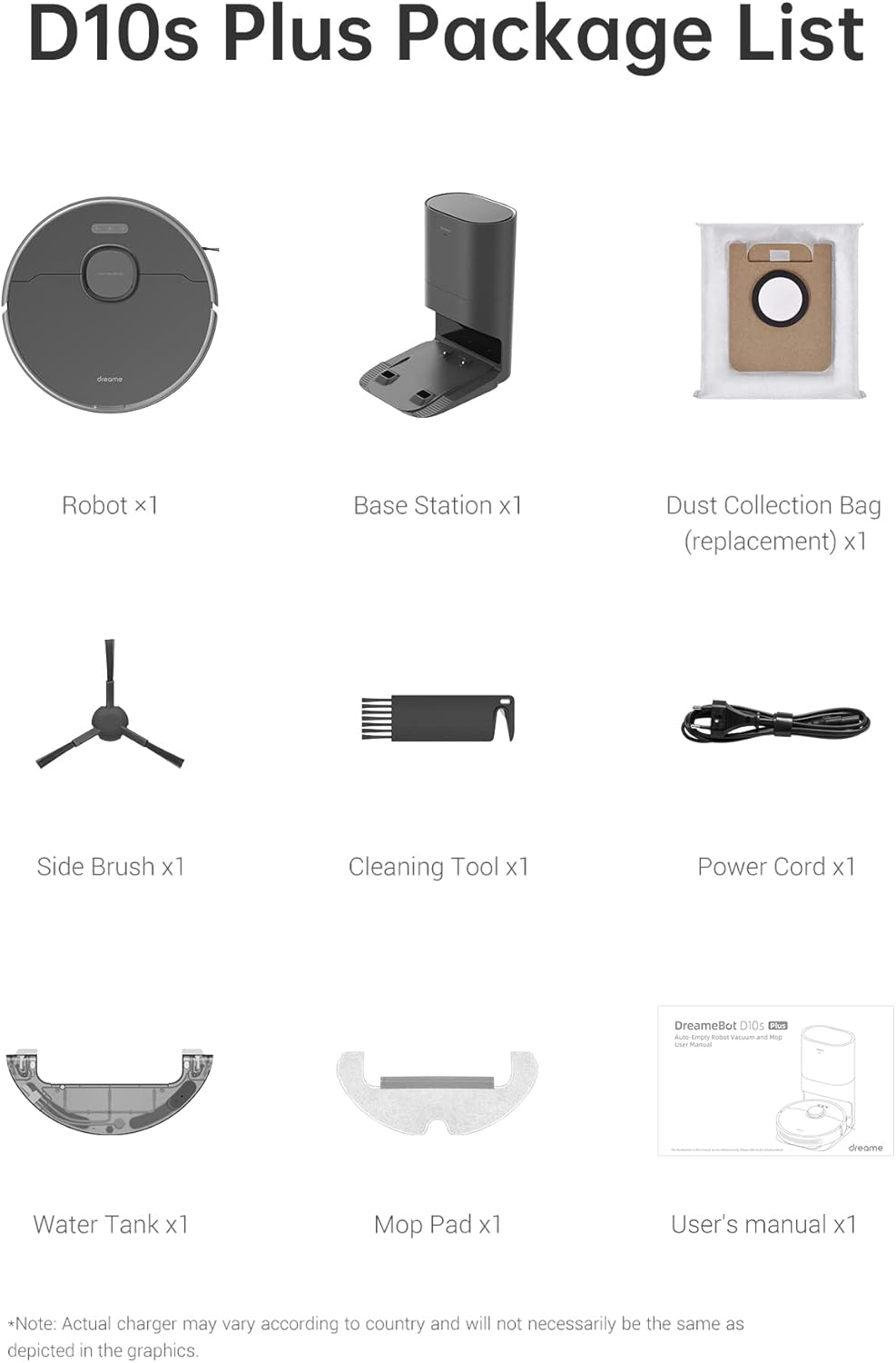 Dreametech D10s Plus: AI-Powered Robot Vacuum with Self-Emptying Station, Mop & Smart Navigation for Whole Home Cleaning