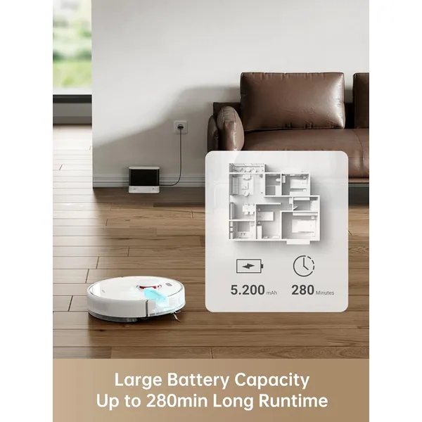 Dreame D10s: Wireless Smart Vacuum with Green Light Dust Detection & UV Sterilization for Whole Home Cleaning