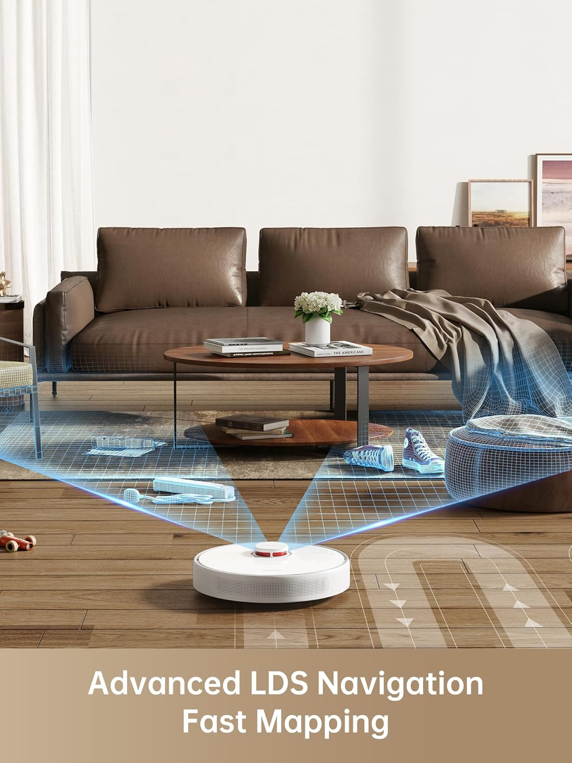 Dreame D10s: Wireless Smart Vacuum with Green Light Dust Detection & UV Sterilization for Whole Home Cleaning