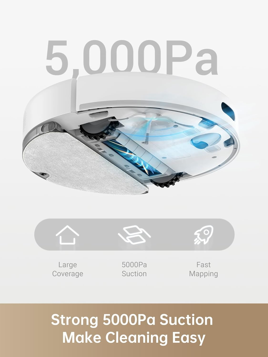 Dreame D10s: Wireless Smart Vacuum with Green Light Dust Detection & UV Sterilization for Whole Home Cleaning