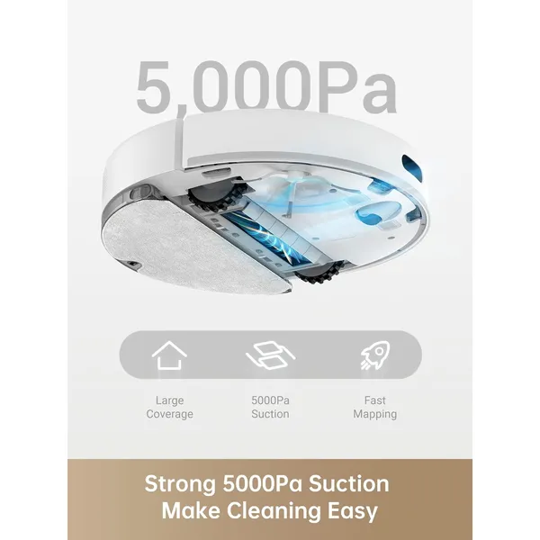 Dreame D10s: Wireless Smart Vacuum with Green Light Dust Detection & UV Sterilization for Whole Home Cleaning