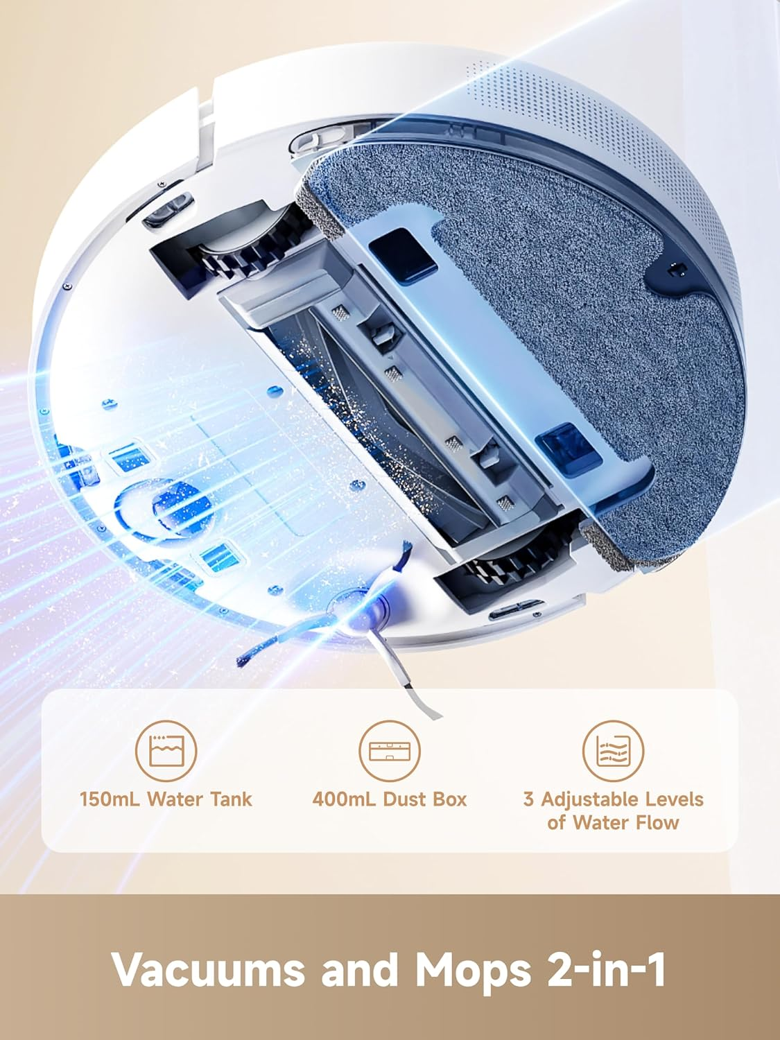 Dreame D10 Plus Gen 2: AI Laser Robot Vacuum with Self-Emptying Station, Mop & Smart Navigation for Whole Home Cleaning