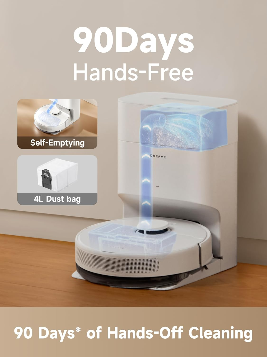 Dreame D10 Plus Gen 2: AI Laser Robot Vacuum with Self-Emptying Station, Mop & Smart Navigation for Whole Home Cleaning
