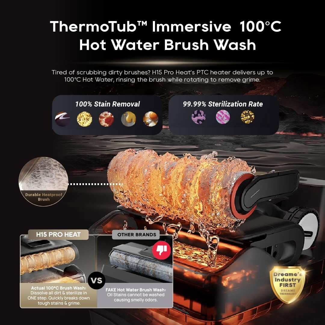 Dreame H15 Pro Heat: CES Innovation Award Winner with 85°C Dual-Pump Hot Water Cleaning & AI Edge-to-Edge Mopping
