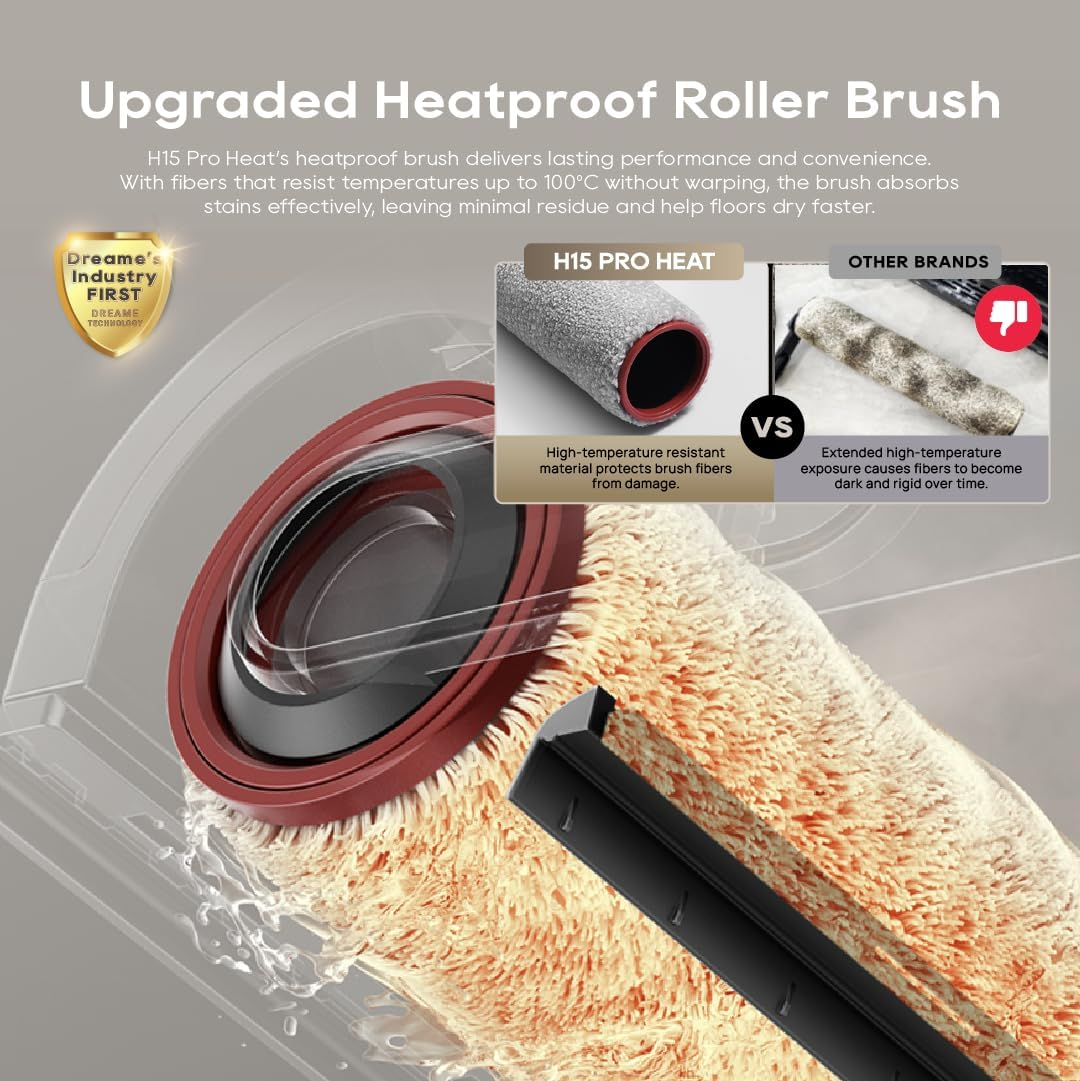 Dreame H15 Pro Heat: CES Innovation Award Winner with 85°C Dual-Pump Hot Water Cleaning & AI Edge-to-Edge Mopping