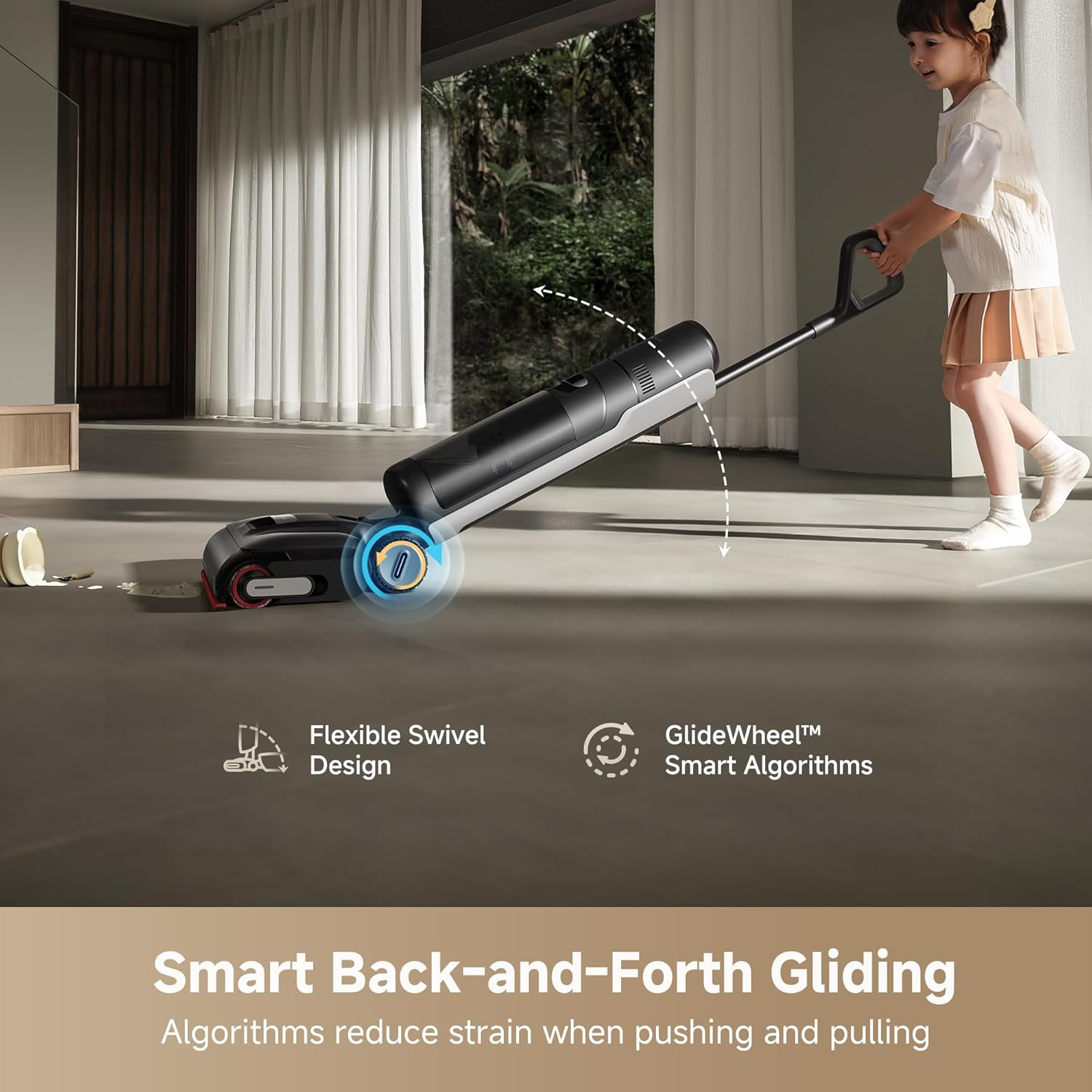 Dreame H15 Pro: Dual-Brush Cordless Vacuum with MistLock Dust Control & Self-Cleaning Station for Whole Home Deep Cleaning