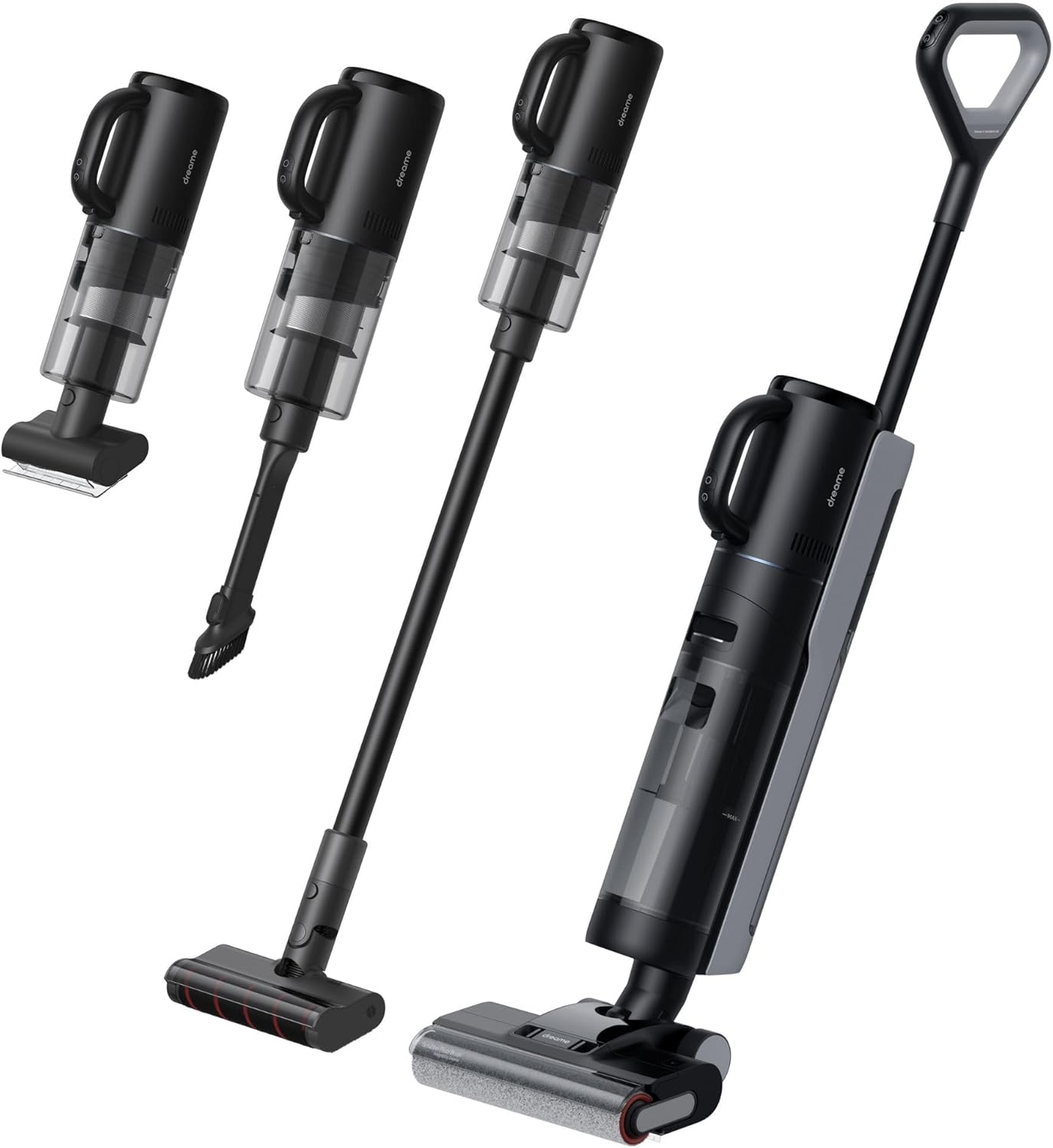 Dreame H12 Dual: Cordless Wet/Dry Vacuum with Dual-Action Self-Cleaning, Smart Dirt Detection & Pet Hair Anti-Tangle Tech
