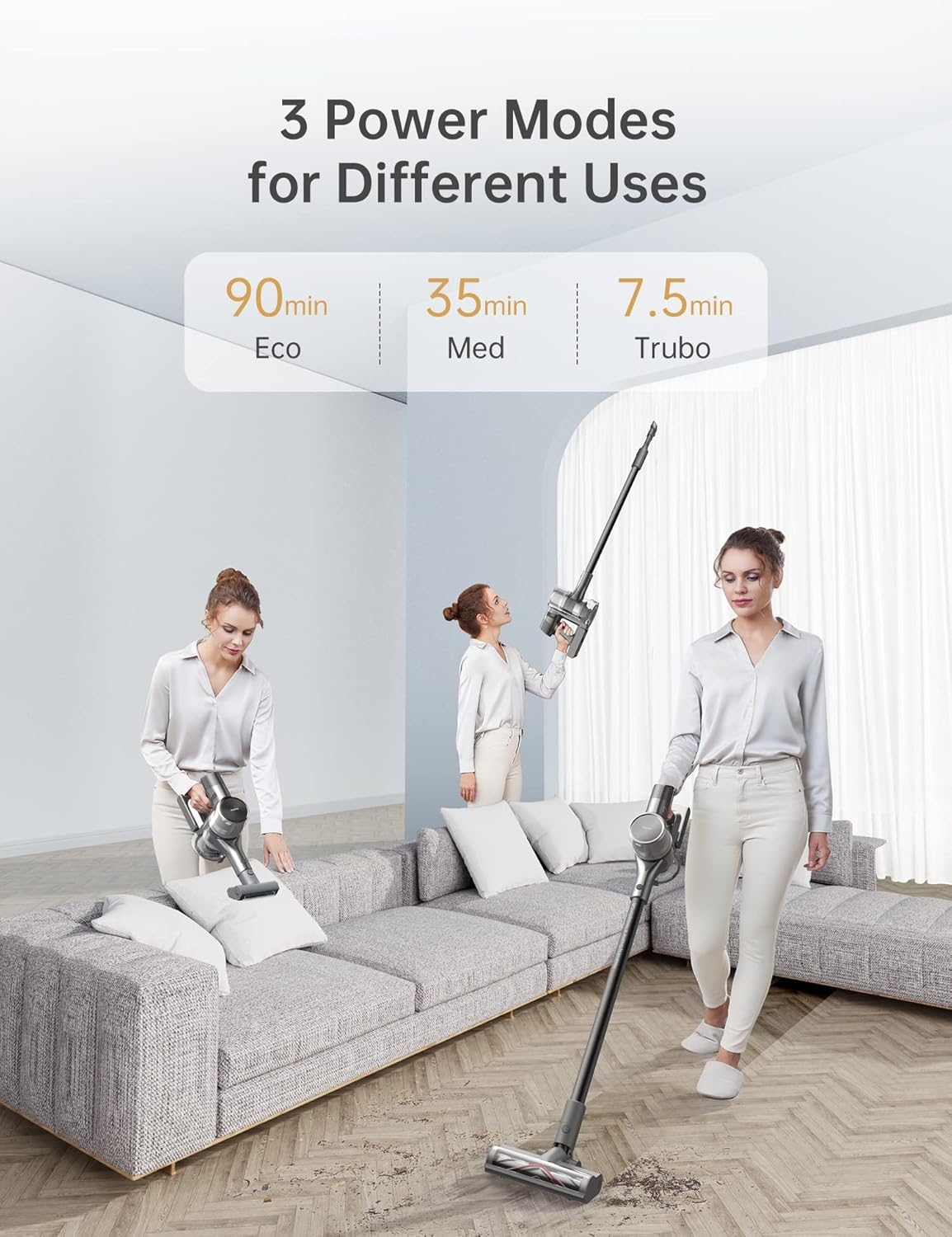 DREAME T30 Neo Wireless Vacuum: 150,000 RPM Motor & Smart Sensors for Effortless Deep Cleaning