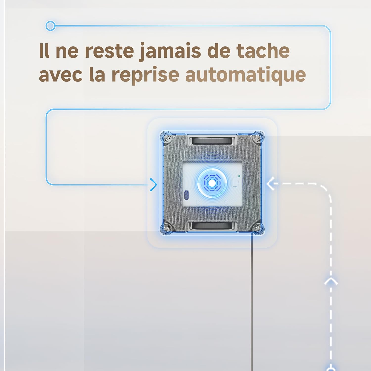 Dreame C1 Window Cleaning Robot: Smart Spray & Auto Path Plan for Streak-Free Shine