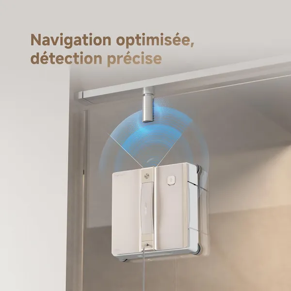 Dreame C1 Station Window Cleaning Robot: Cordless Scrubbing & Auto-Refill Station for Effortless High-Rise Windows