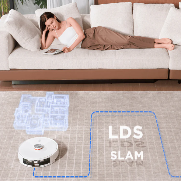 Lydsto L1 Robot Vacuum & Mop – 3300Pa Strong Suction, 150min Runtime, Smart Mopping & 2.5cm Obstacle Crossing