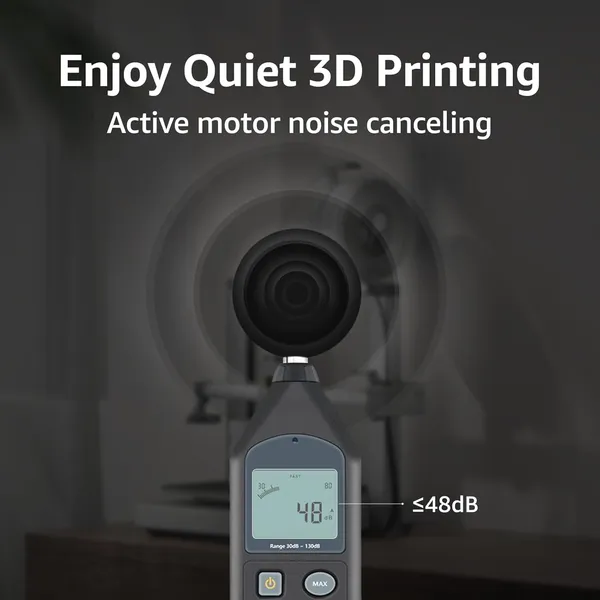 Bambu Lab A1 Mini Combo 3D Printer – AMS Lite 4-Color, 300℃ Hotend, Full-Auto Calibration & ≤48dB Silent Printing
