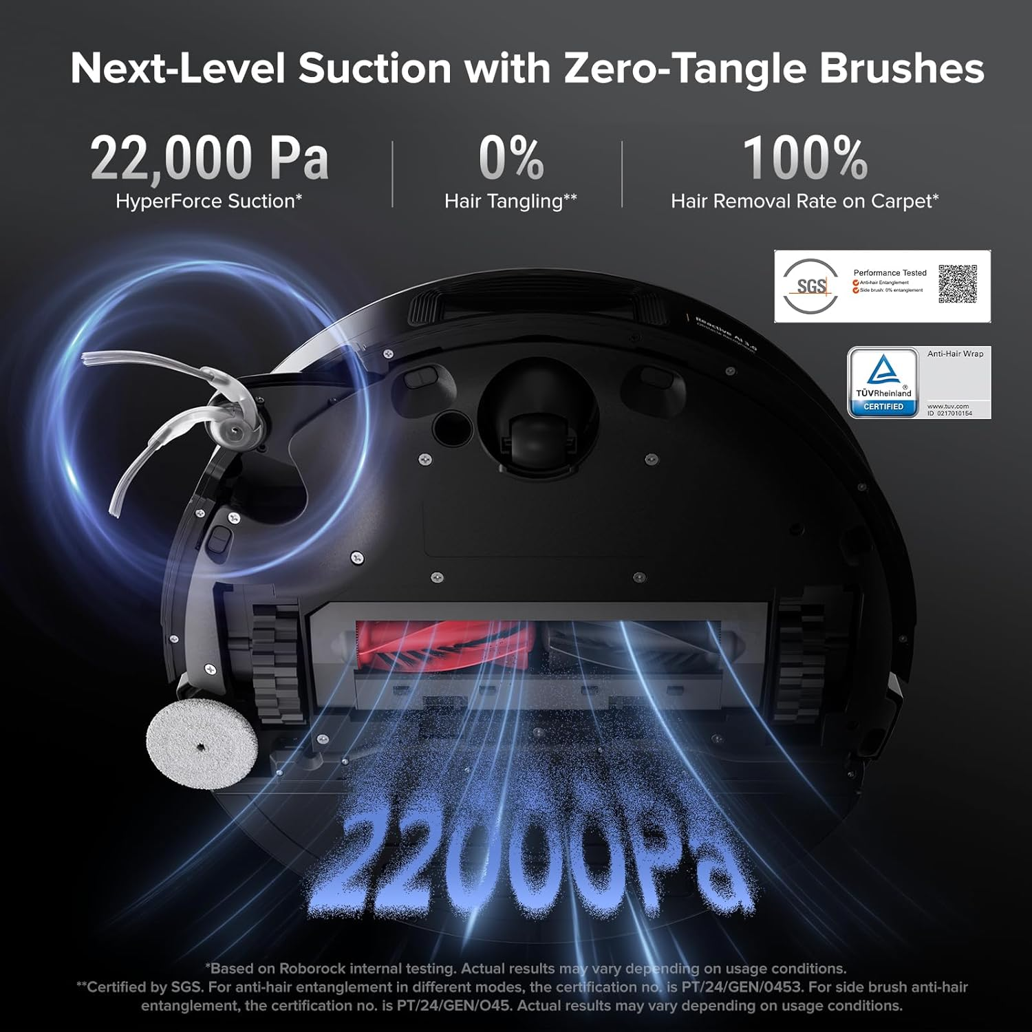 Roborock Saros 10 - Low Profile Design with Powerful Cleaning and Advanced RetractSense Navigation for Deep Home Cleaning